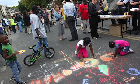 Clarence Road tea party, 15 August 2011