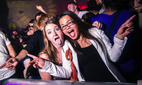 Revellers at FOUND. Photograph: Khris Cowley