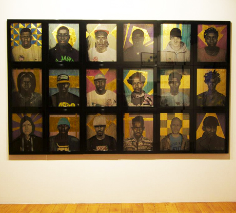 Iconostatus, Waler Hugo: hand coloured tintypes / 24ct gold