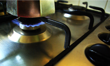 Gas hob with expresso maker