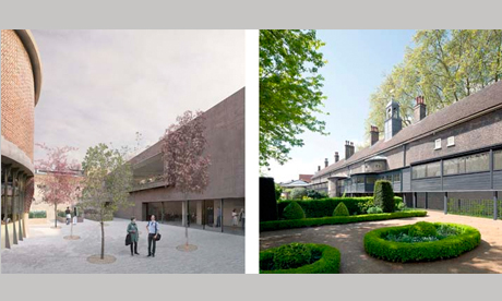 Geffrye Museum garden space and garden gallery