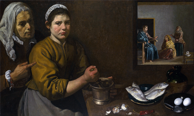 Crushing: Cristo en casa de Marta y María, by Diego Velázquez. Photograph: Wikimedia Commons