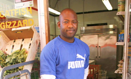 Chatsworth Road butcher Greg Shokoya