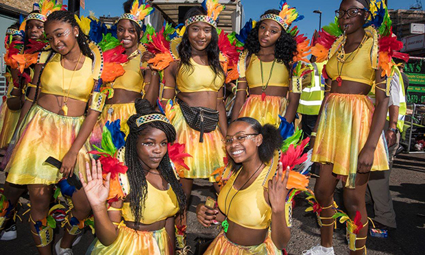 In previous years it rained on the parade, but this year the sun shone throughout. Photo: Sean Pollock/Hackeny Council