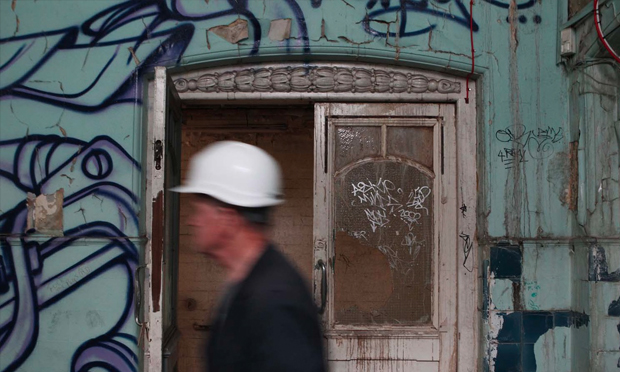 Haggerston Baths in 2015. Photograph: Simon Mooney