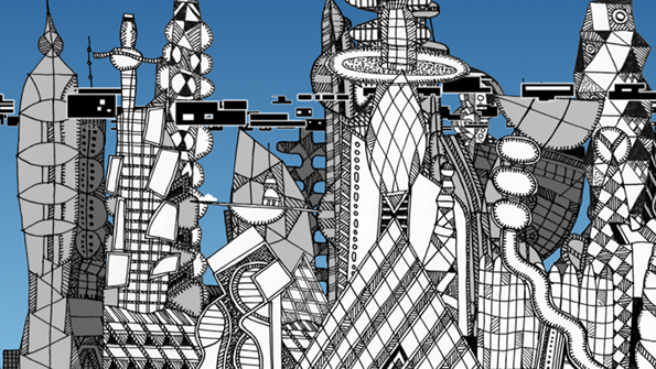 An example of Shrooms work called Pop City