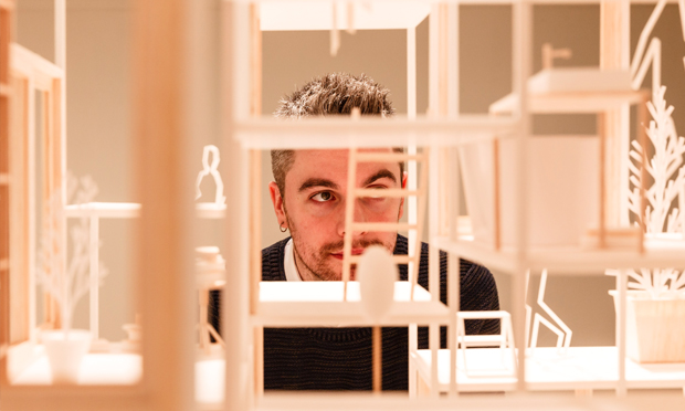 Miniature: a scene from one of The Japanese House's installations. Photograph: Miles Willis, Getty Images