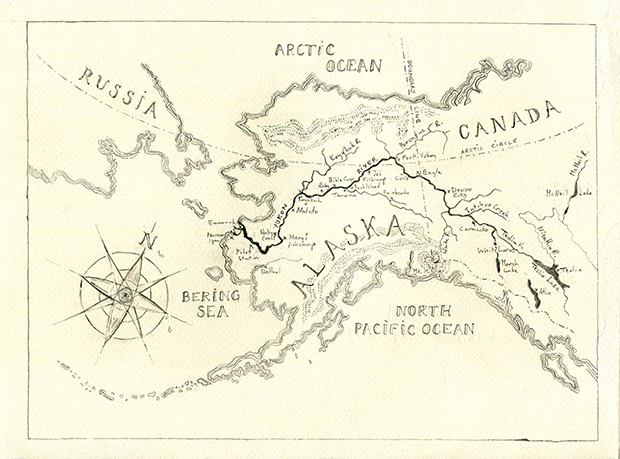 Yukon River map