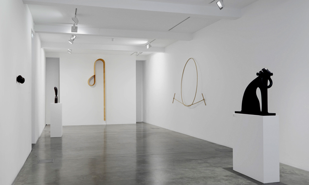 Shackled (far-left) and Untitled (far-right) on show at Parasol Unit. Photograph: Benjamin Westoby