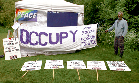 Haggerston Park Occupy protestor Kay