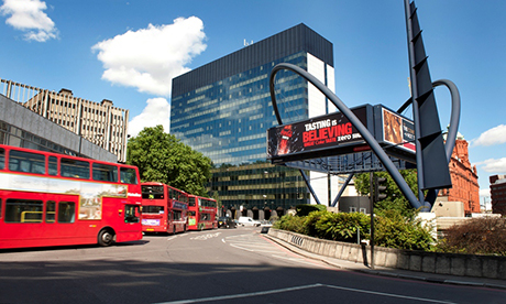 Heart of tech: Old Street roundabout. Photograph: Tech City UK