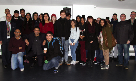 Movie makers: students and teachers from Luton, Leyton and New Vic sixth form colleges