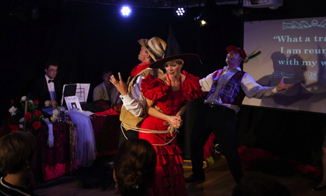 A scene from a POP Up Opera production. Photograph: POP Up Opera