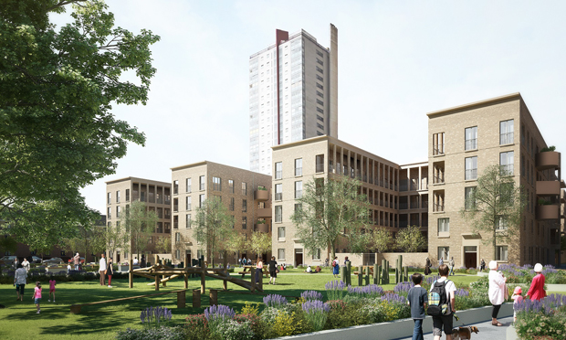 Another view of the future Nightingale Estate. Image credit: Hackney Council