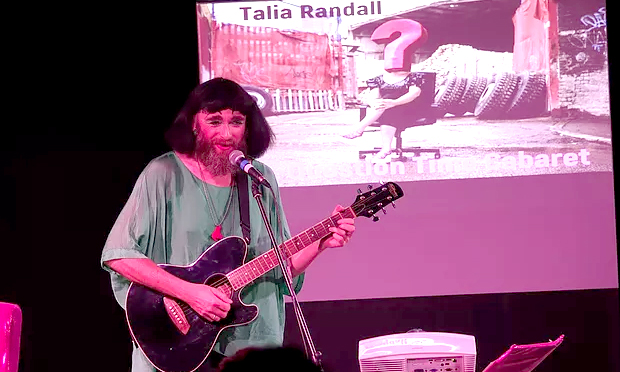 Eco-blues: Timberlina performs at the Peterborough Question Time Cabaret. Photograph: Neil Barker