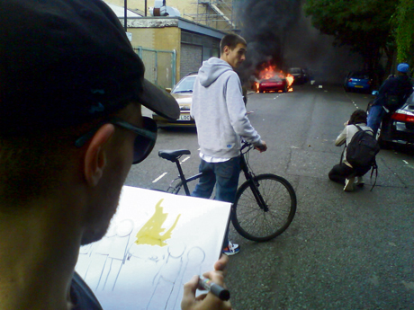 Riot sketch Stik