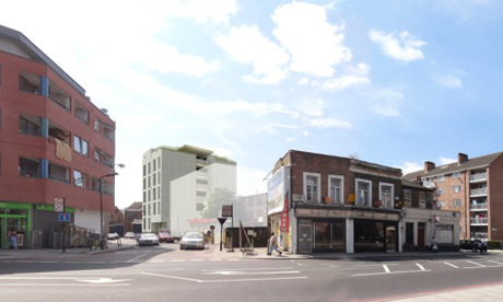 An artist's impression of the new Pocket Living development. Photograph: Pocket Living
