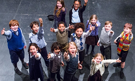 Children taking part in a Tower Theatre Company production