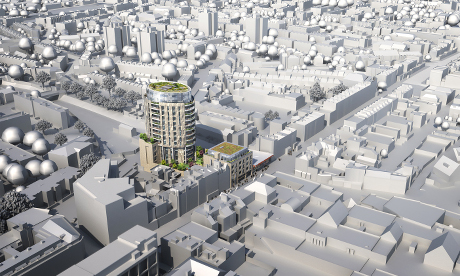 Artist's impression of how the development might look. Photograph: Jestico + Whiles