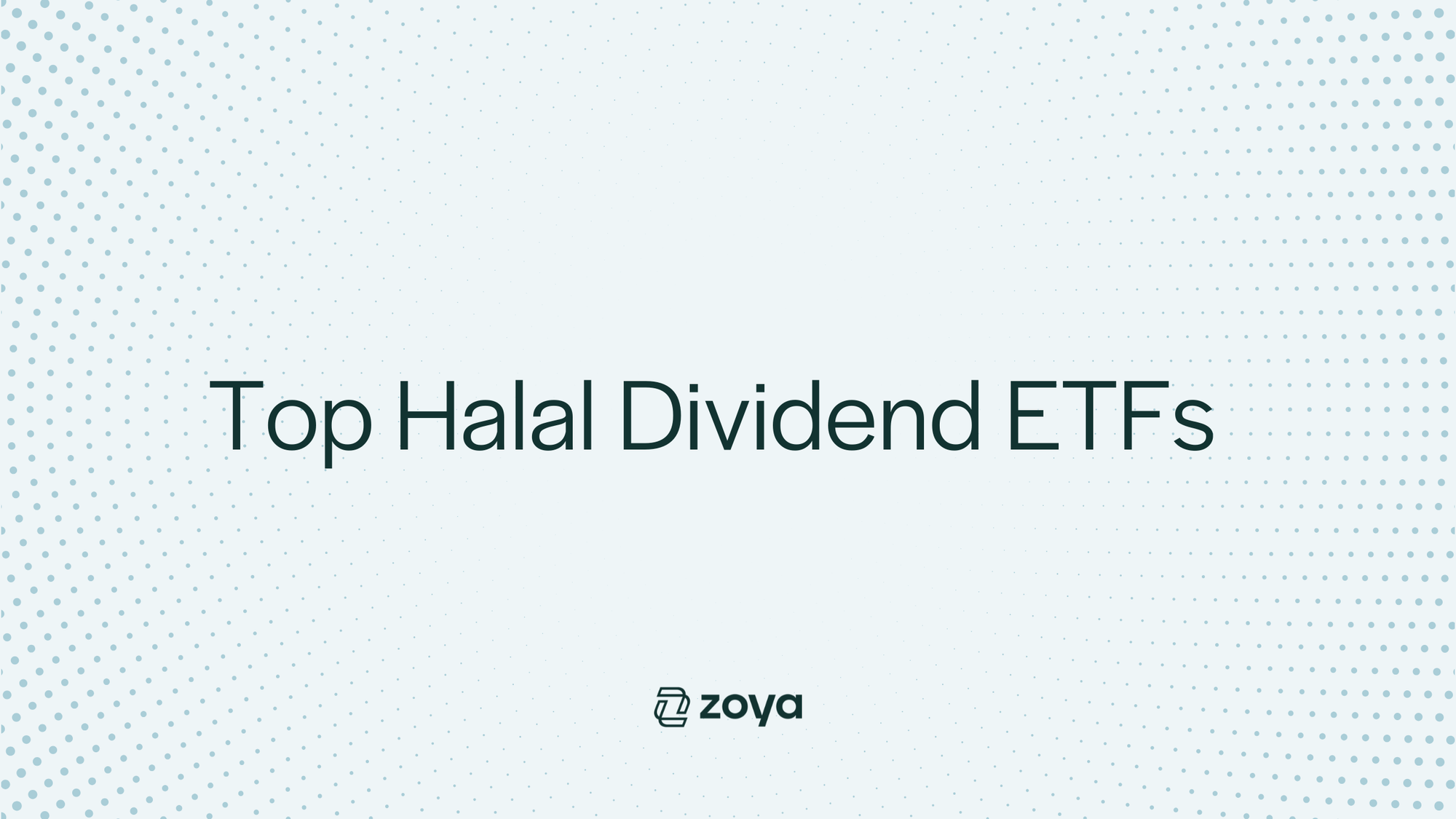 Top Halal Dividend ETFs in 2026