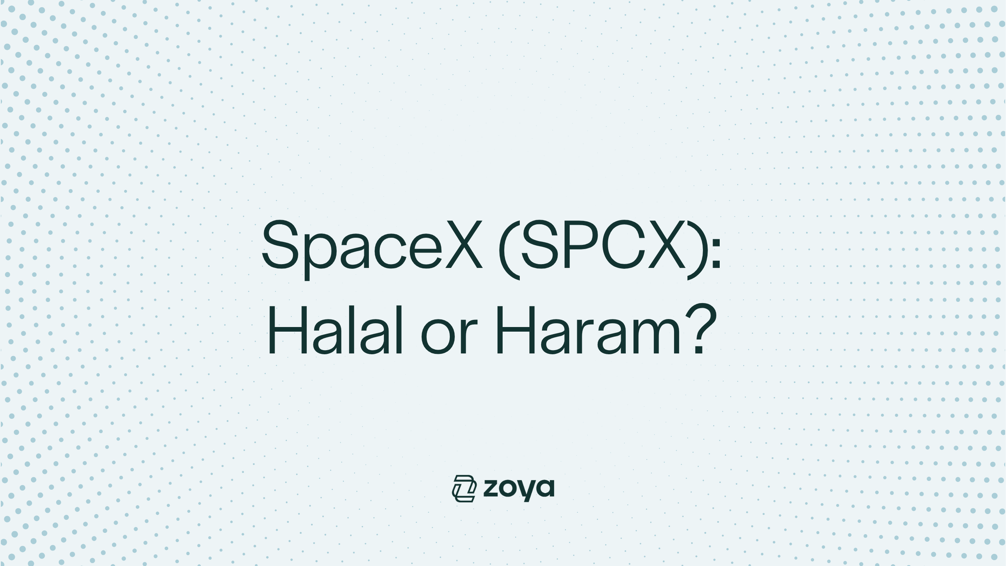 SpaceX IPO: Shariah Compliance Breakdown