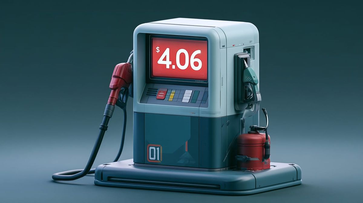 image of gas pump