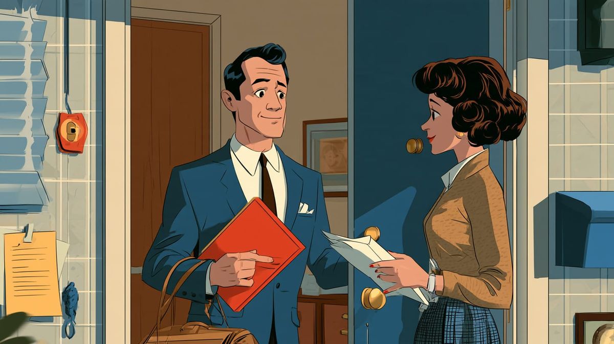Image of a salesman