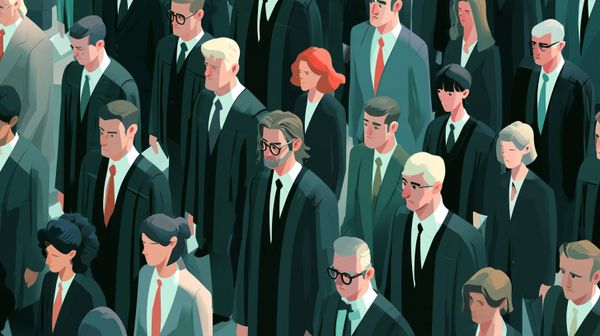 image of an army of lawyers