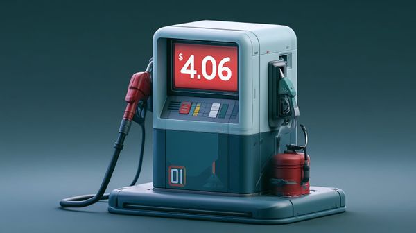 image of gas pump