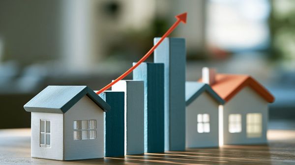 graph of rising home prices