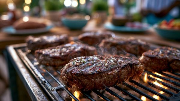 Beef stays red-hot for the cookout
