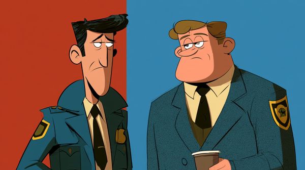 image of good cop, bad 
