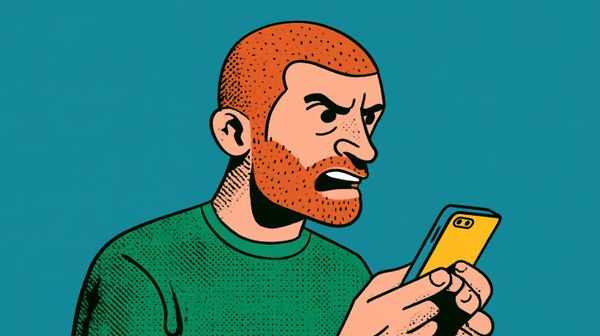 image shows cell rage