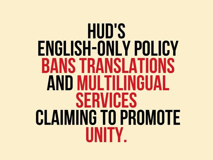 HUD’s English-Only Edict: Bureaucratic bigotry at its most barefaced
