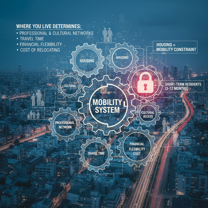 K-Housing as Mobility Constraint