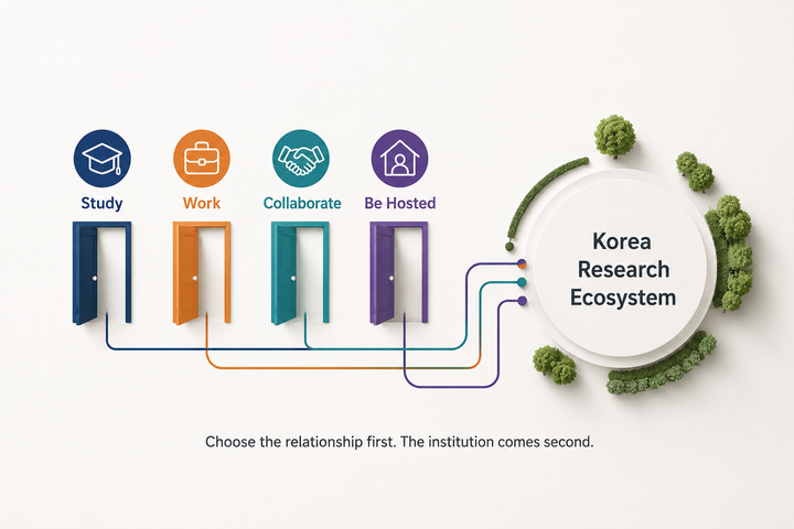 Four Ways to Enter Korea's Research Ecosystem