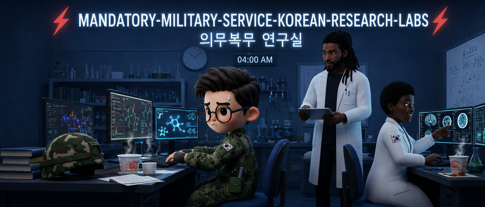 How Korea’s Military-Service Timeline Shapes STEM Labs, Research Continuity, and Foreign Researchers