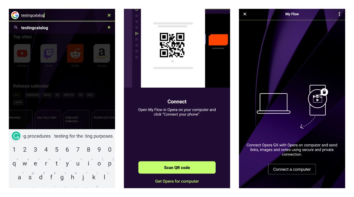 Opera GX beta for Android