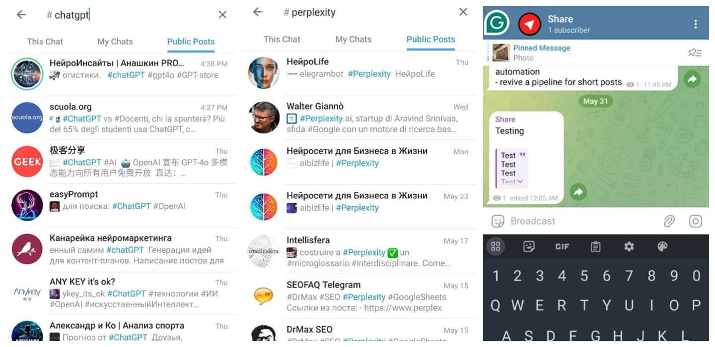 Telegam beta for Android