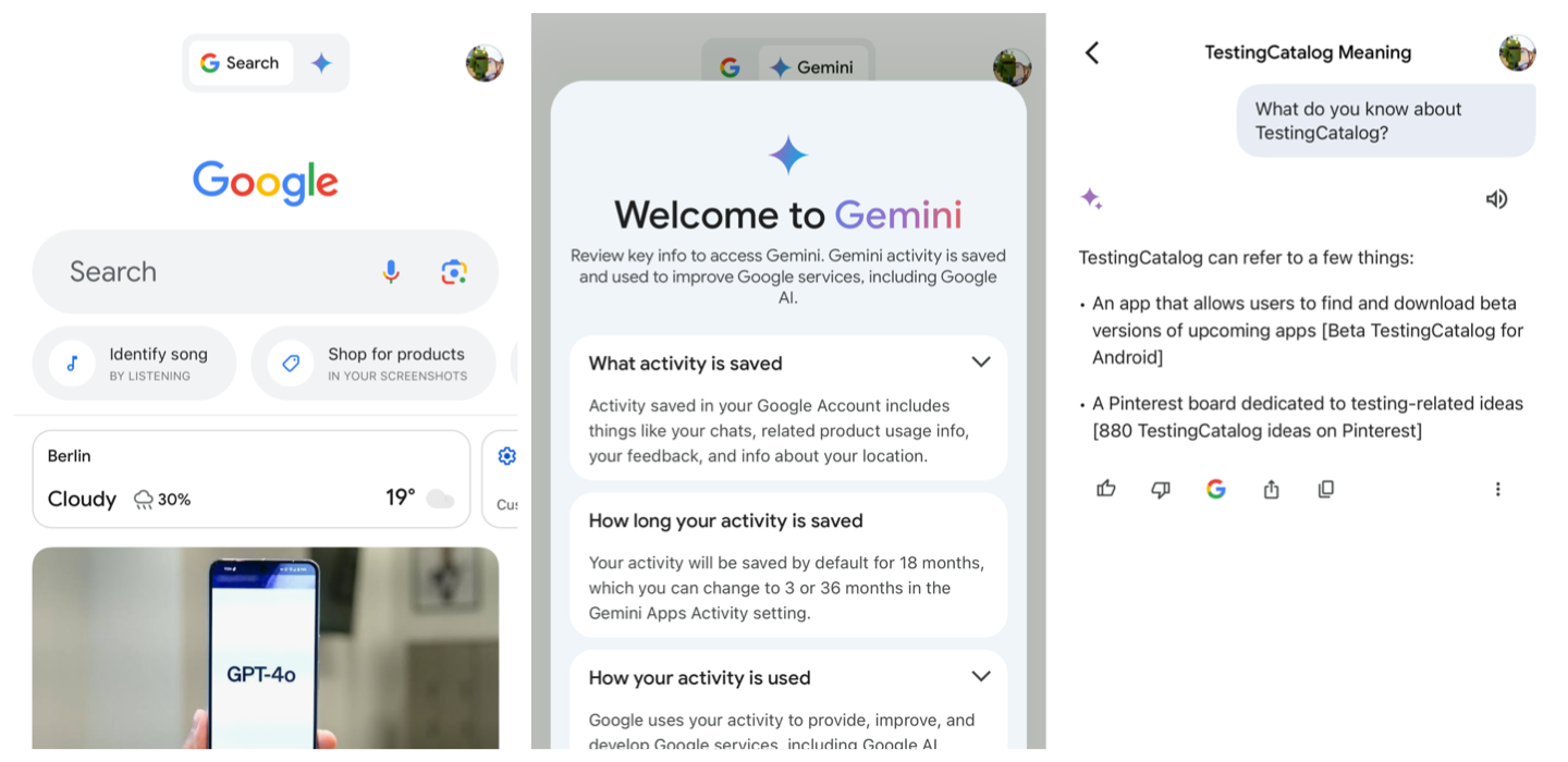 Gemini on iOS