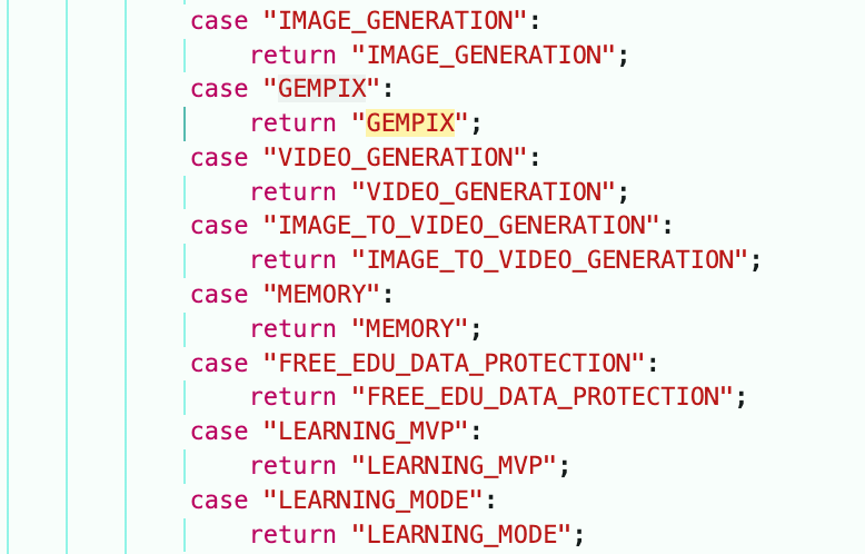 GEMPIX Mention in Gemini code