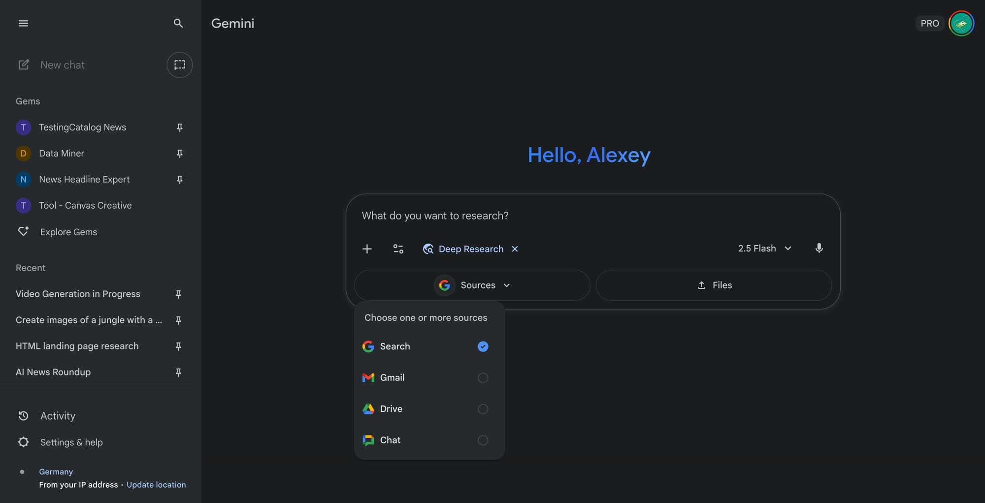 Google connects Gemini Deep Research with Workspace data