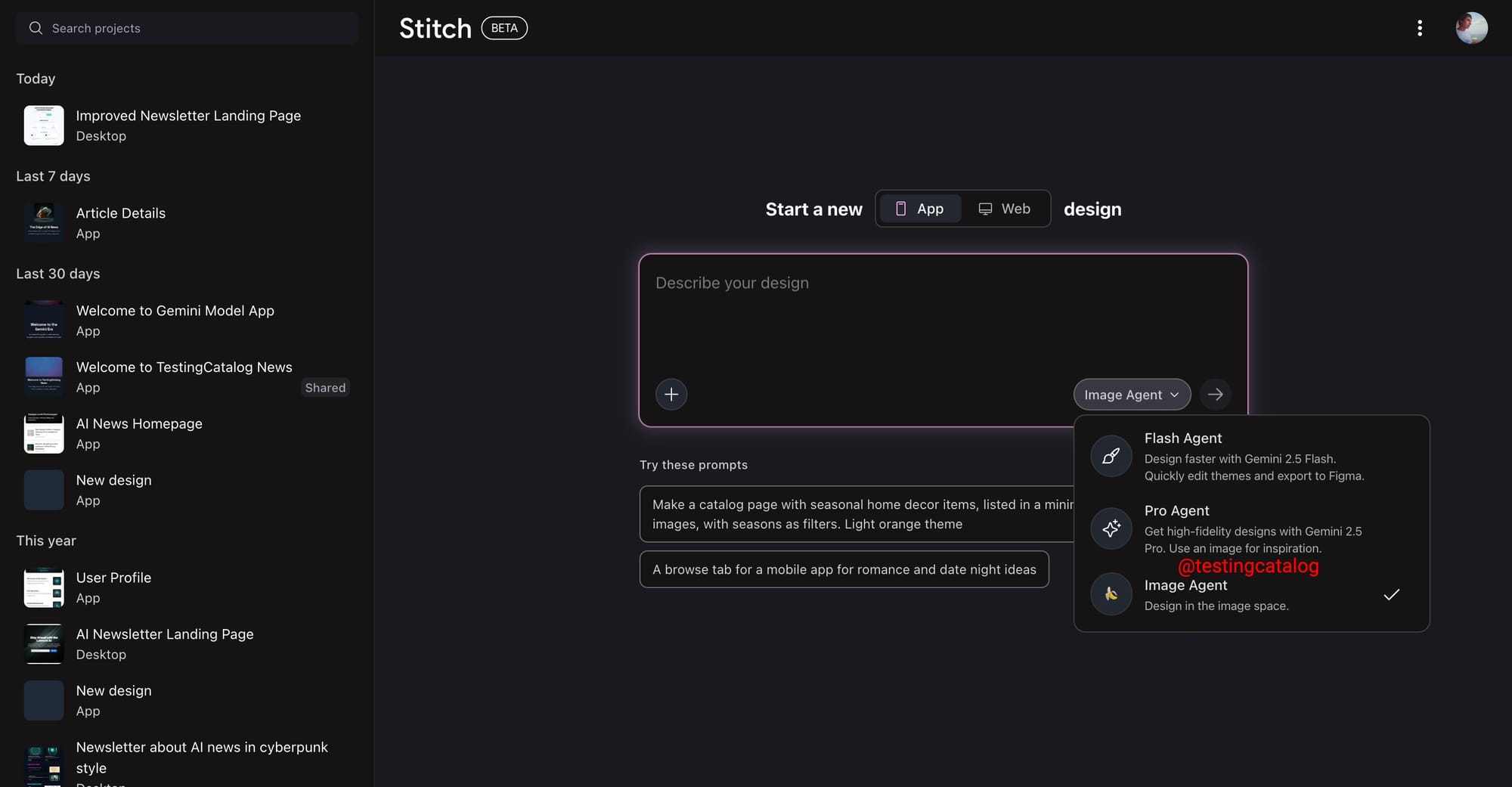 Google prepares a new Image Agent for Stitch