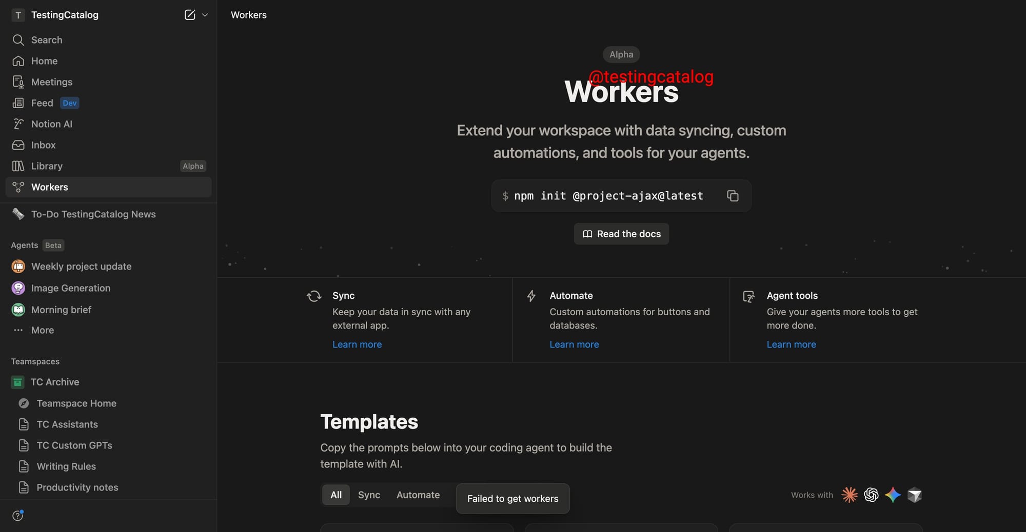 Notion tests Agents 2.0 with scripting tools and Workers