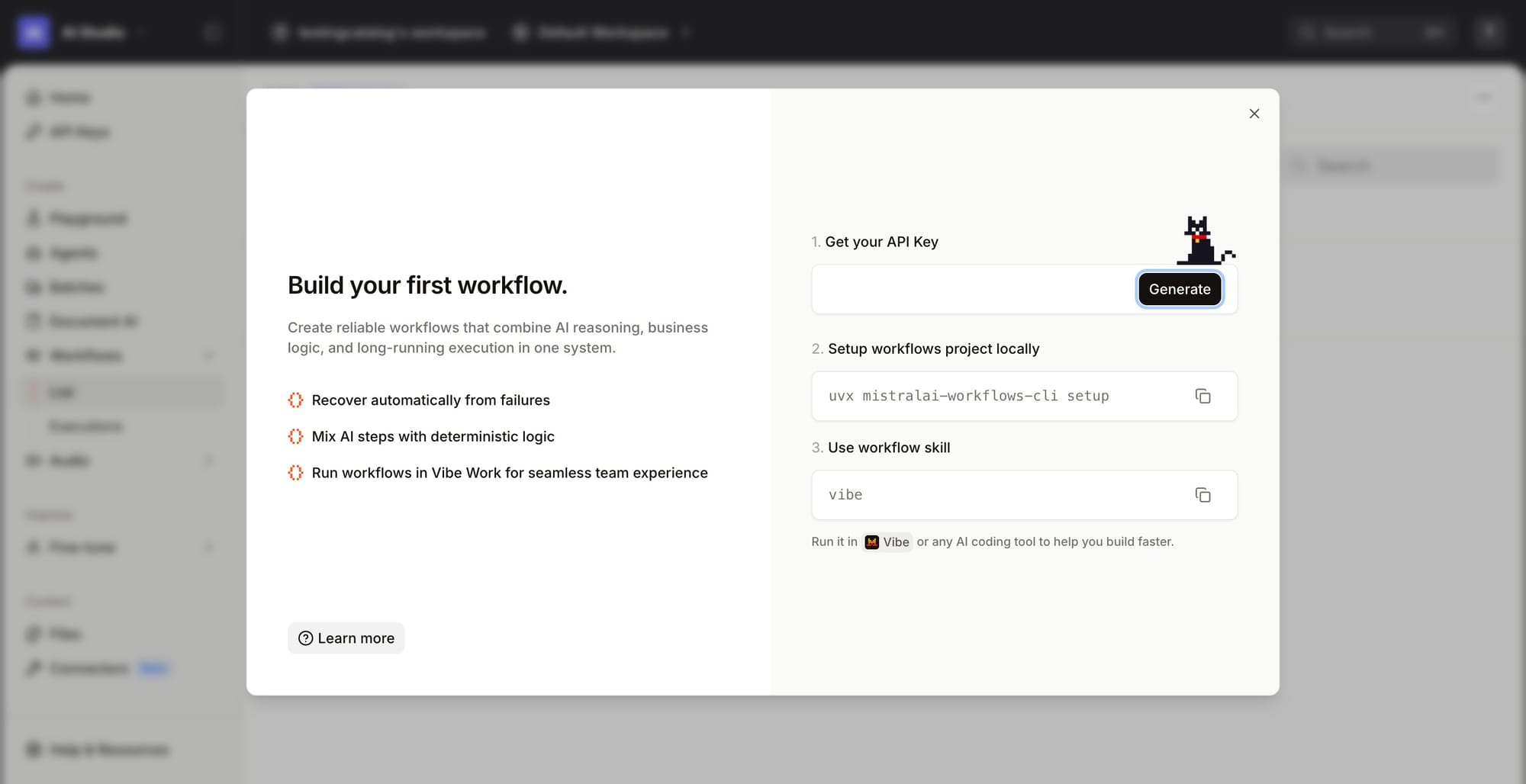 Mistral Launches Workflows Public Preview