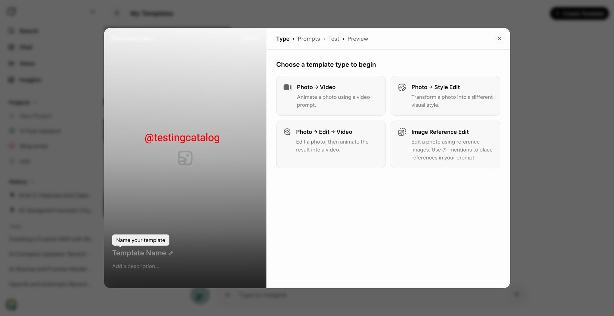 xAI Launches Custom Shareable Imagine Templates