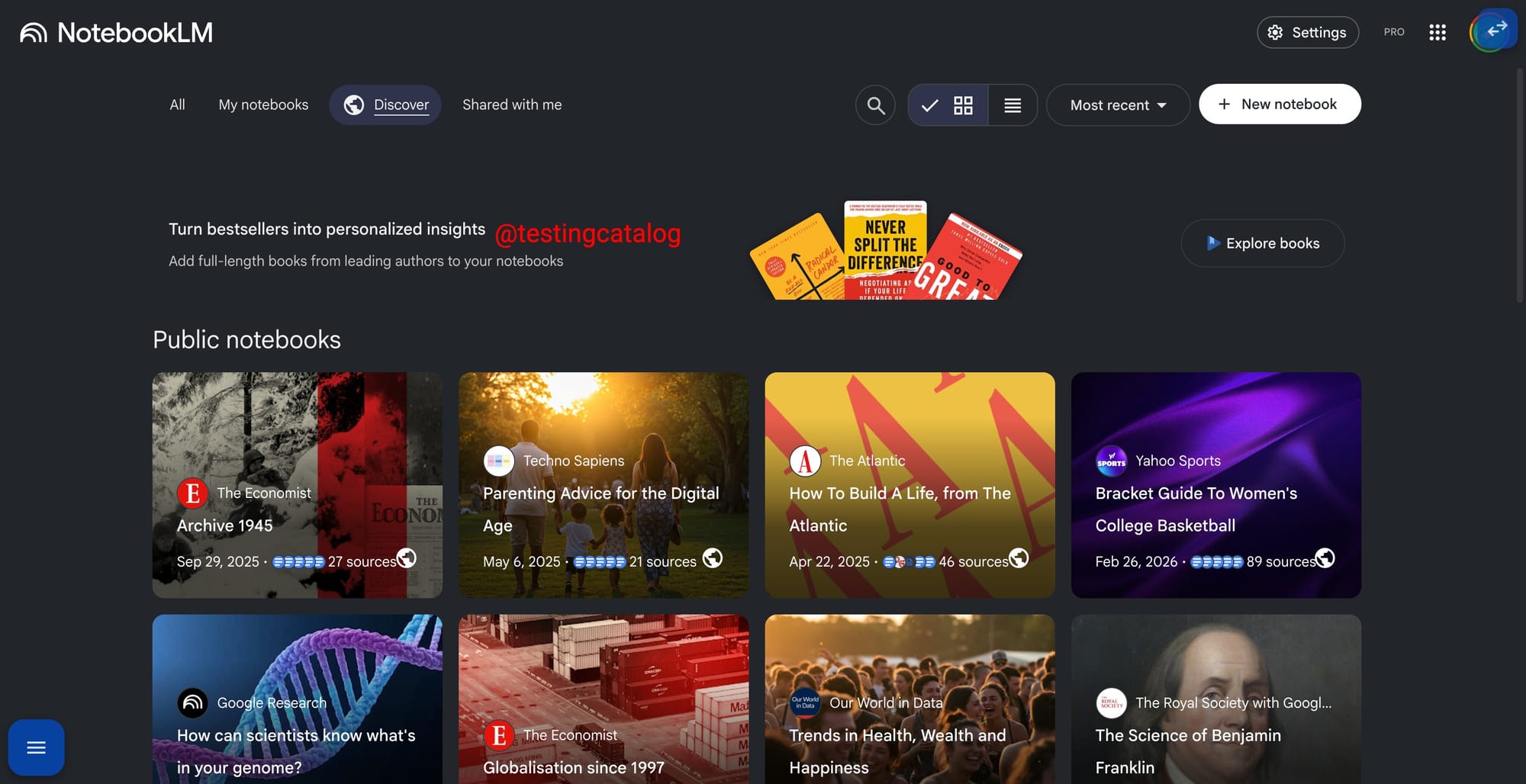 NotebookLM Tests Mind Map & Play Books Features