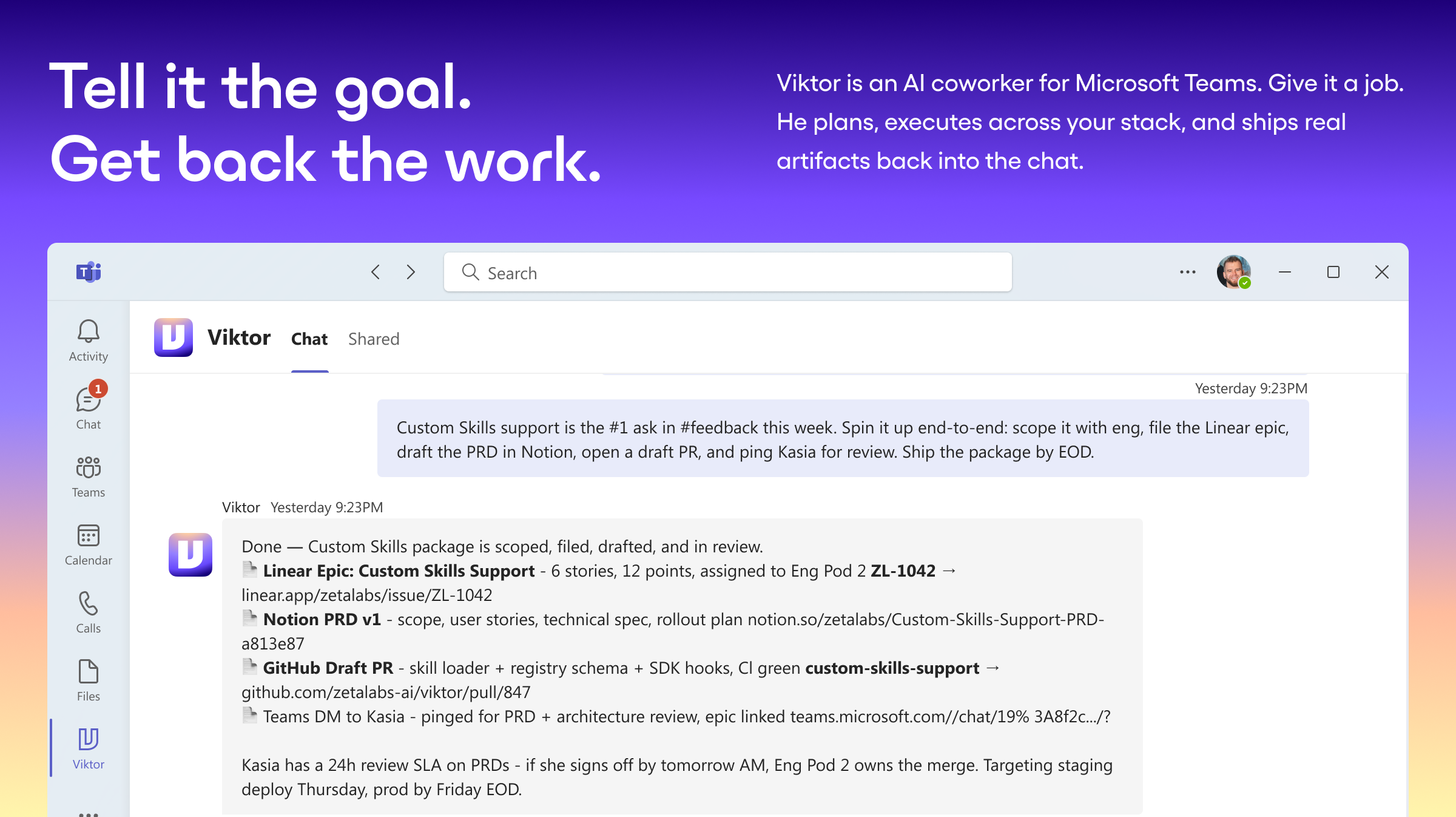 Zeta Labs将AI员工Viktor集成到Microsoft Teams
