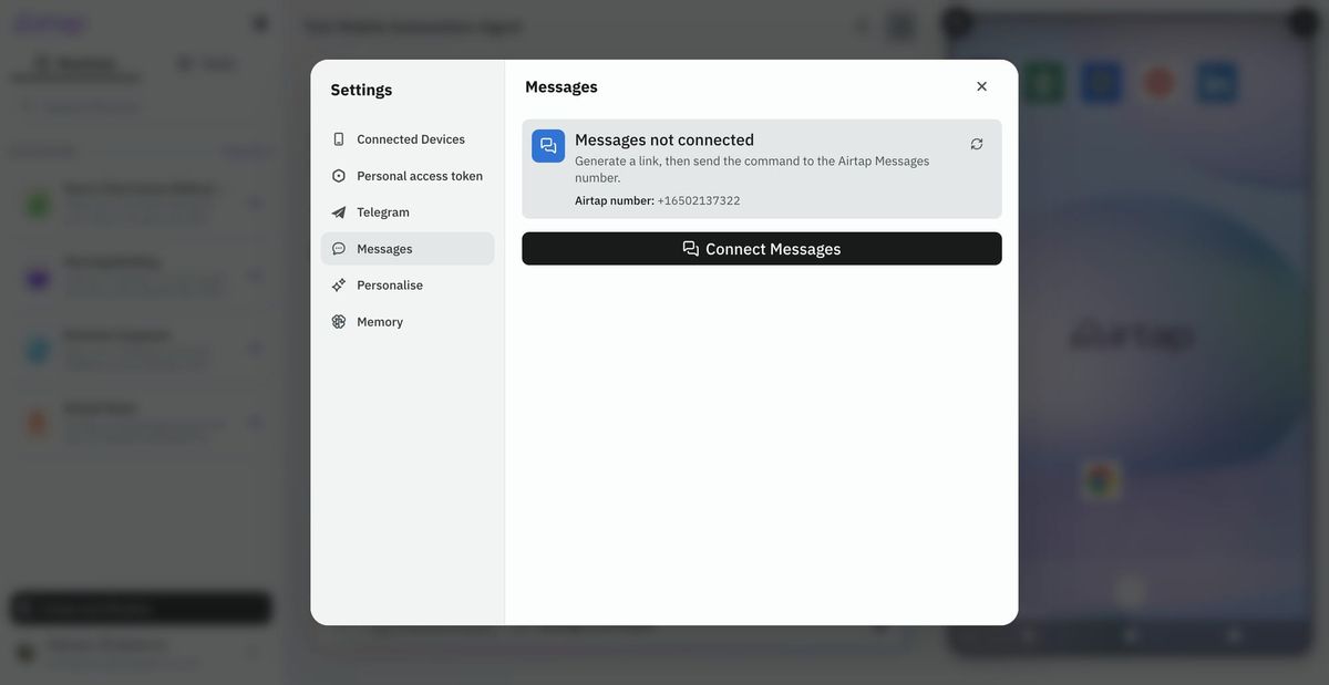 Airtap launches text-based AI agent for mobile tasks