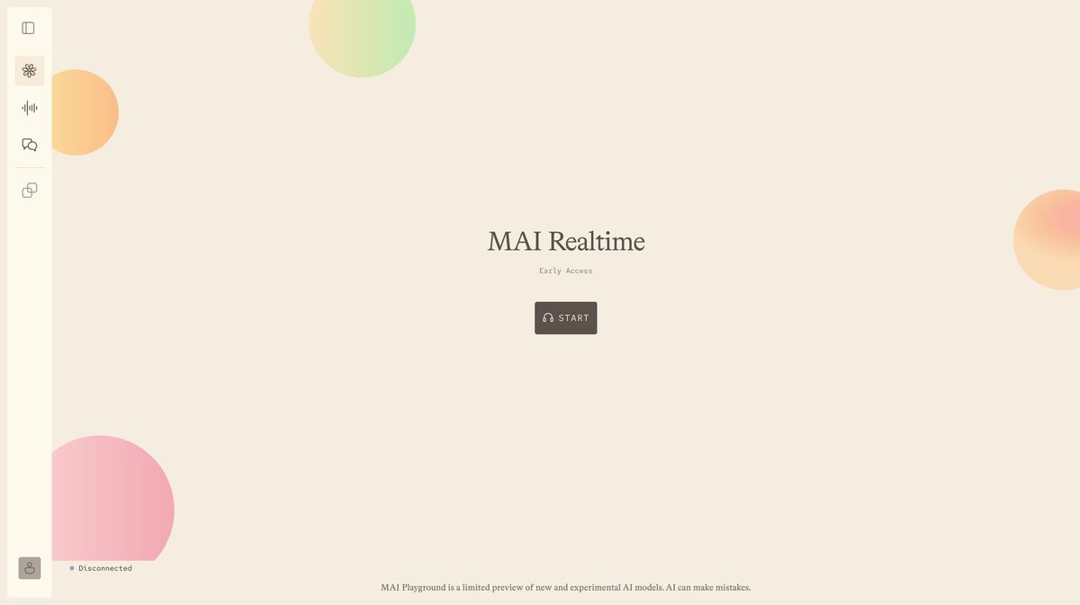 Microsoft 測試全新的 MAI Realtime 語音模型